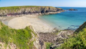 Abereiddy Bay in Pembrokeshire, Wales