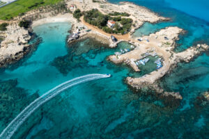 Green Bay in Famagusta District, South Cyprus