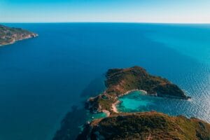 Porto Timoni in Ioanian Islands, Greece