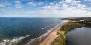 Cavendish Beach in Prince Edward Island, Canada