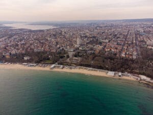 Central beach in Varna, Bulgaria