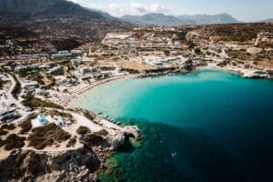 Little Amoopi Beach in South Aegean, Greece