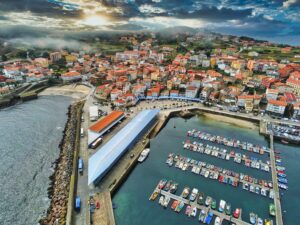 Praia da Ribeira in A Coruña, Galicia