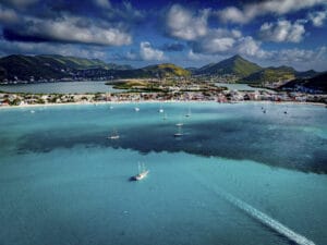 Great Bay Beach in Sint Maarten, Netherlands