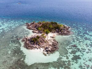 Koh Jolona Beach South in Satun Province, Thailand