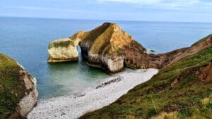 Drinking Dinosaur Beach in East Riding of Yorkshire, England