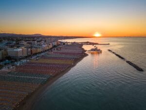 Gabicce Mare Beach in Pesaro e Urbino, Marche