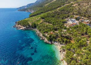 Jagodna beach in Split-Dalmatia County, Croatia