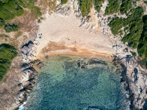 Prassou Beach in Central Macedonia, Greece