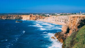 Praia do Tonel in Faro, Portugal