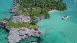 Morgan's Island Beach in Bermuda