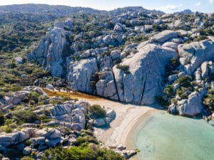 Cala Caprarese in Caprera, Sardinia