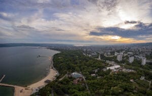 Officers' Beach in Varna, Bulgaria