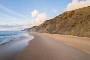 Praia da Cordoama in Faro, Portugal