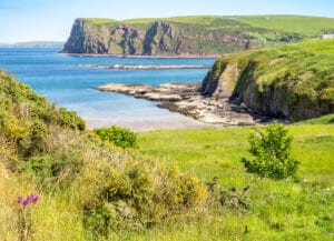 Cullykhan Shore in Aberdeenshire, Scotland