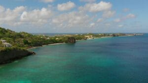 Grooms Beach in Saint George, Grenada