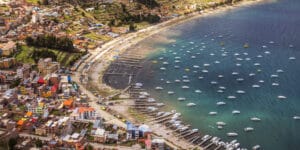 Playa de Copacabana in La Paz, Bolivia