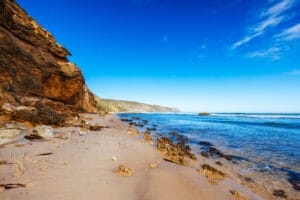 Fingal Beach in Shire of Mornington Peninsula, Melbourne