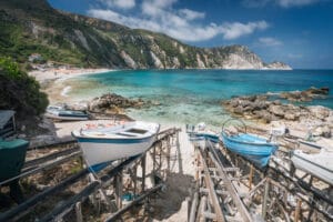 Petani Beach in Cephalonia, Ioanian Islands