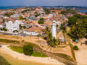 Lighthouse Beach in Galle District, Southern Province