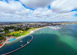 Eastern Beach in City of Greater Geelong, Victoria