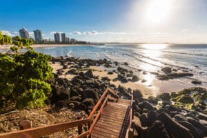 Greenmount Beach in Coolangatta, Gold Coast