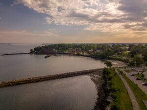 Fort Totten Park Beach in New York, United States