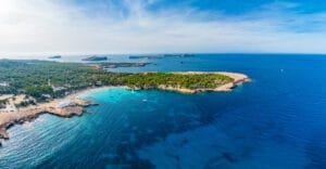 Cala Bassa in Ibiza, Balearic Islands