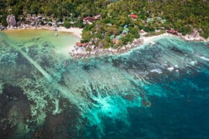 Freedom Beach (100 Bahts) in Surat Thani Province, Thailand