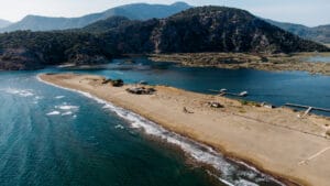 Iztuzu Beach in Muğla, Turkey