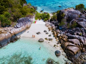 Koh Jolona Beach North in Satun Province, Thailand