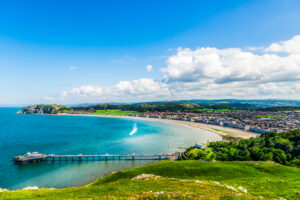 North Shore Beach in Conwy, Wales