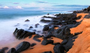 Plantation Beach in Eurobodalla Shire Council, New South Wales