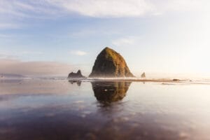 Cannon Beach in Oregon, United States