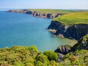 Musselwick beach in Pembrokeshire, Wales