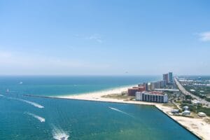 West Jetty in Alabama, United States