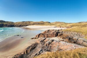 Polin Beach in Highland, Scotland