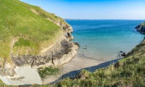 Porthmynawyd Beach in Pembrokeshire, Wales