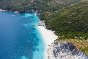 Fteri Beach in Cephalonia, Ioanian Islands