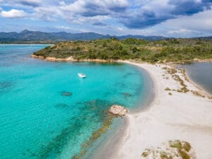 Sabina Bamba Beach in Sardinia, Italy