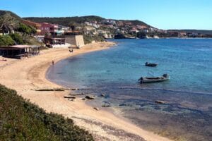 Spiaggia di S'Archittu in Aristanis/Oristano, Sardinia