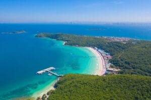 Sangvan Beach in Pattaya City, Chon Buri Province