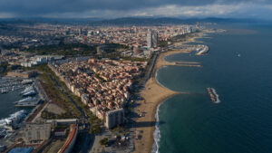 Platja de Sant Miquel in Barcelona, Catalonia