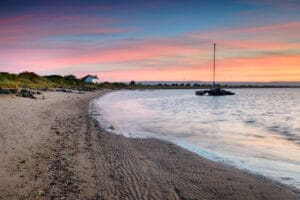 Crow Point Beach in Devon, England