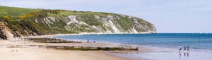 Swanage Beach in Dorset, Dorset