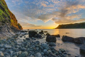 Talisker Beach in Skye, Highland