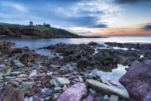 Talland Sand in Cornwall, England