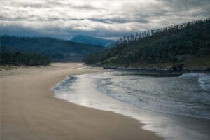 Praia do Esteiro in A Coruña, Galicia