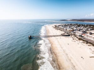 Tybee South Beach in Georgia, United States