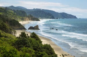 Arcadia Beach in Oregon, United States